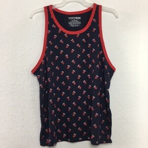 ✅Men Fifth Sun Red Cup Tank Top size XL